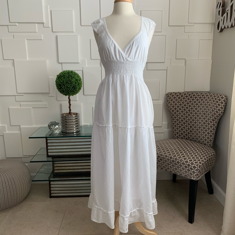 White summer dress